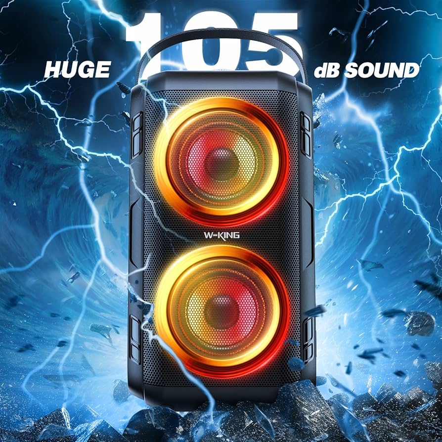 Amazon.com: W-KING 80W Bluetooth Speaker with Wireless
